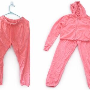 Hot Pink Lounge Set | Hoodie + Joggers | Cozy & Cute Outfit | XS/S